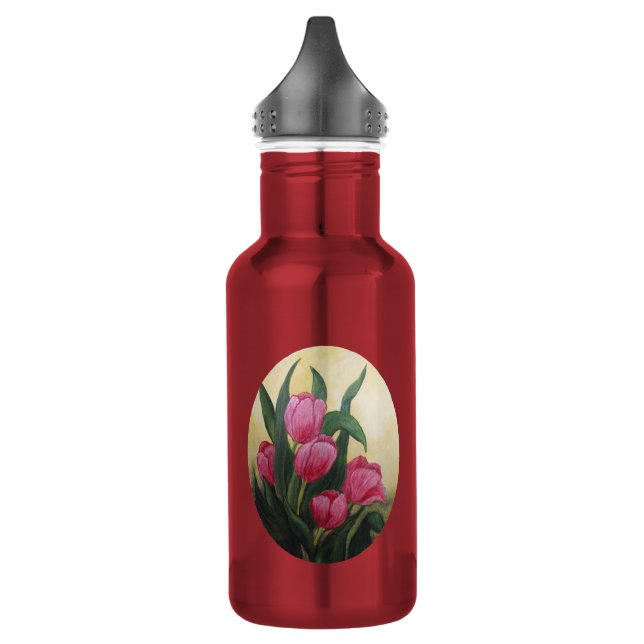 Tulips 532 Ml Water Bottle (Left)