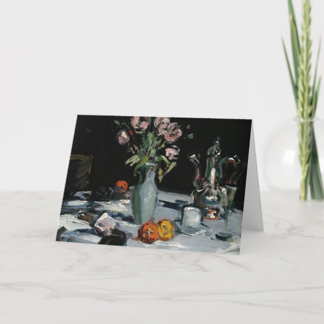 Tulips and a Coffee Pot | Samuel John Peploe Card (Front)