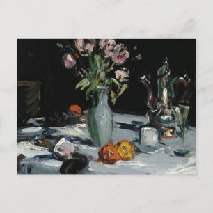 Tulips and a Coffee Pot   Samuel John Peploe Postcard