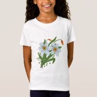 Tulips and Daffodils Flowers T-Shirt