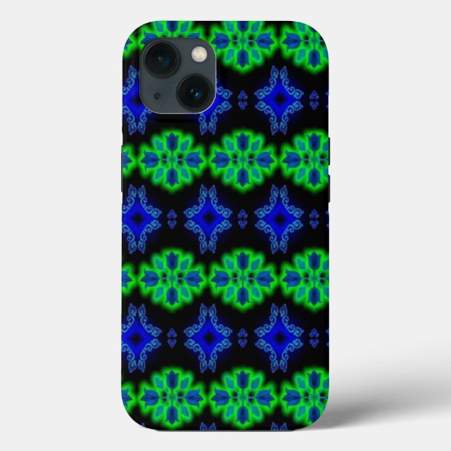 Tulips Artdeco in Retro Style Case-Mate iPhone Case (Back)