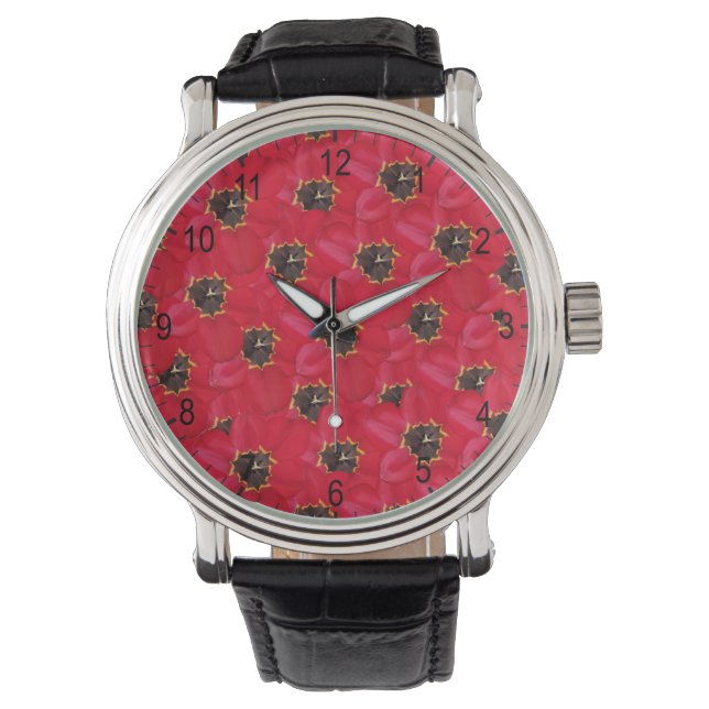 Tulips background watch (Front)