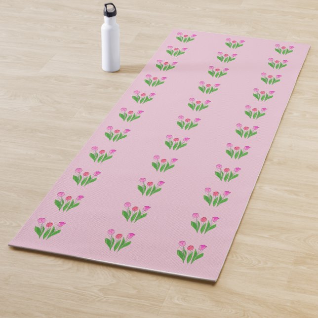 Tulips Bloom Yoga Mat (In Situ)