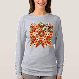 Tulips Bouquet Pattern T-Shirt