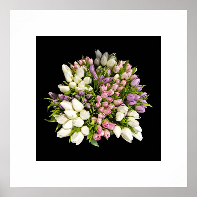 Tulips Bouquet Poster (Front)