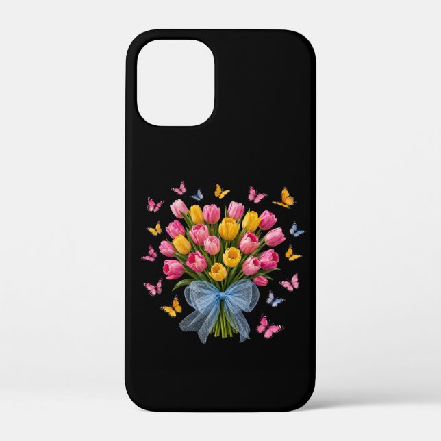 Tulips & Butterflies iPhone / iPad case (Back)