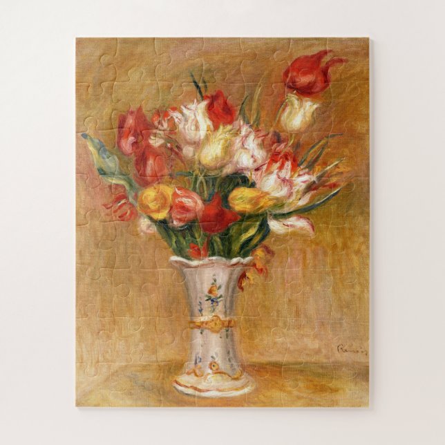 Tulips by Auguste Renoir Jigsaw Puzzle (Vertical)