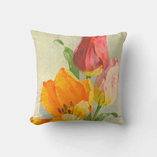 Tulips by Catherine Klein Cushion (Front)