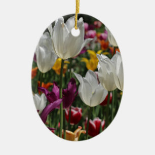 Tulips Ceramic Tree Decoration