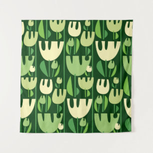 Tulips colour seamless pattern tapestry