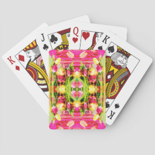 TULIPS - Coloured Tulips of Fractal Art - Playing Cards