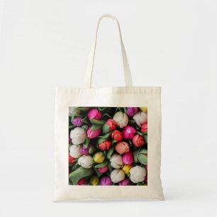 Tulips Colourful Flowers Easter Spring Tote Bag