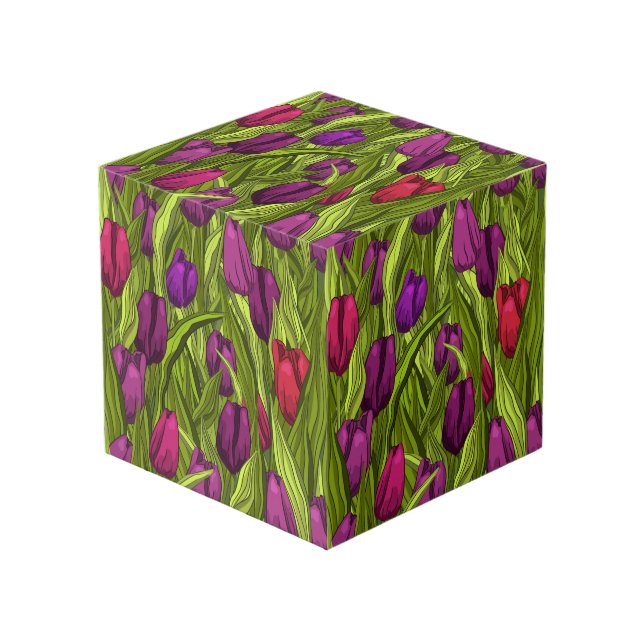 Tulips Cube (Front Angled)