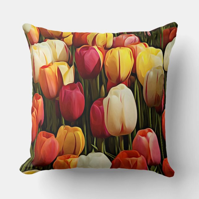 Tulips  cushion (Front)
