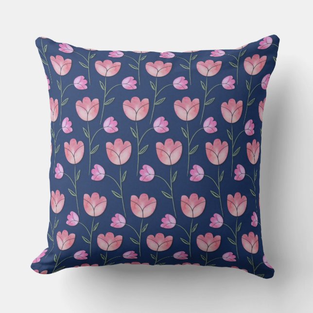 Tulips Cushion (Front)