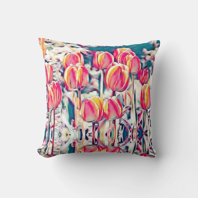 Tulips Cushion (Front)