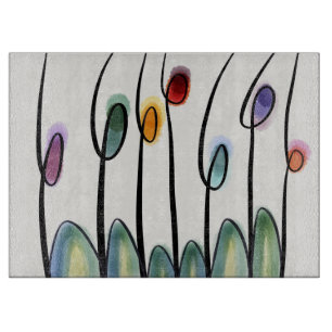 Tulips Cutting Board