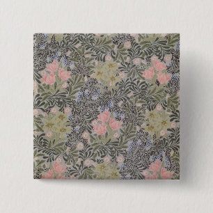 Tulips, Daisies and Honeysuckle 15 Cm Square Badge