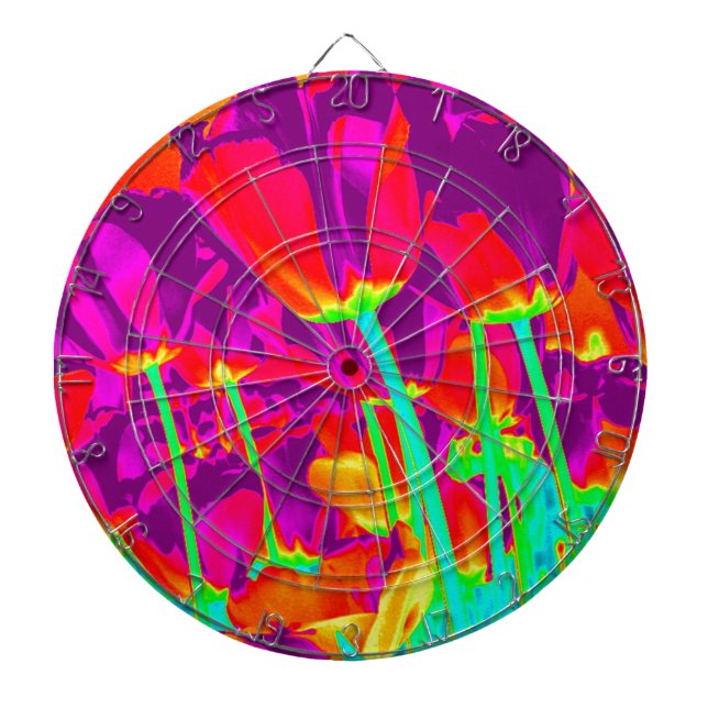 Tulips Dartboard (Front)