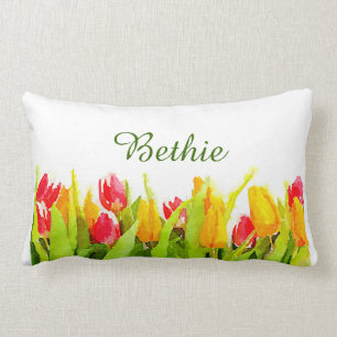 Tulips decor cushion