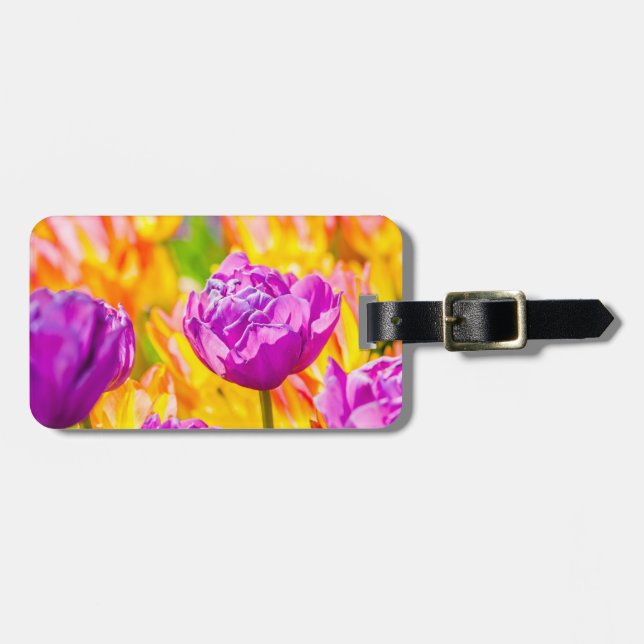 Tulips Enchanting 12 Luggage Tag (Front Horizontal)