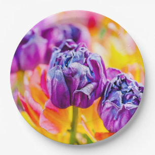 Tulips Enchanting 14 Paper Plate