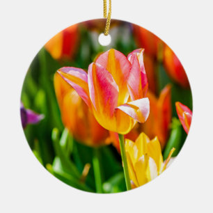 Tulips Enchanting 17 Ceramic Tree Decoration