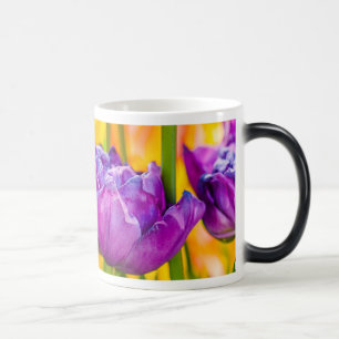 Tulips Enchanting Deep Pink Magic Mug