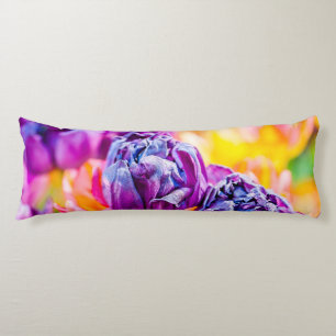 Tulips Enchanting purple Body Cushion