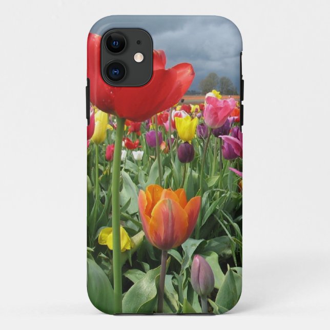 Tulips Field Case-Mate iPhone Case (Back)