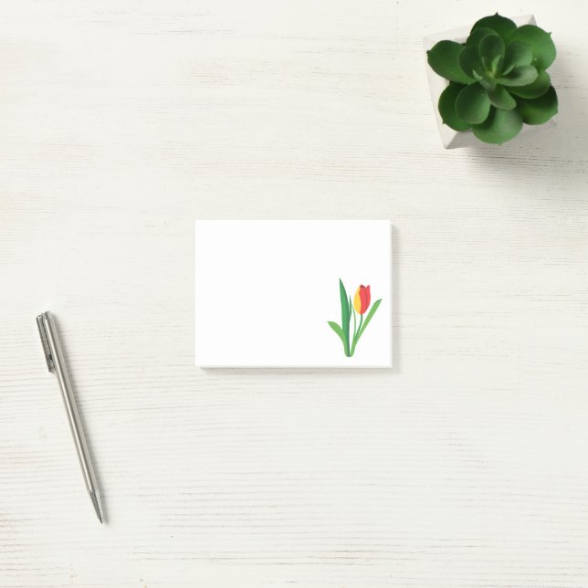 Tulips | Flower Post-it Notes (Office)
