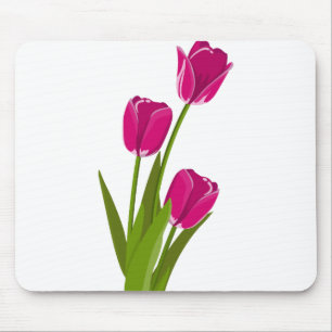 Tulips Flowers Mouse Pad