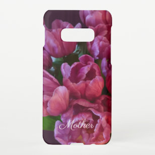 Tulips for Mother custom text Samsung Galaxy Case