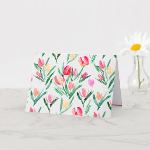 Tulips for Tulip Lovers Notecard