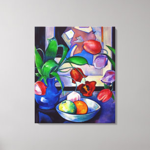 Tulips & Fruit - Canvas Print