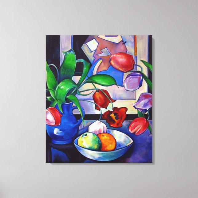 Tulips & Fruit - Canvas Print (Front)