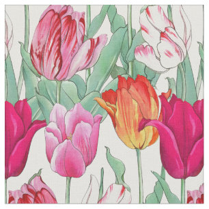 Tulips Garden Fabric