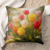 Tulips Garden - Painterly Style