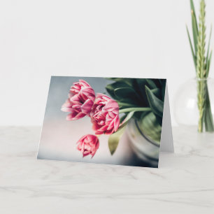 Tulips in a Vase Card