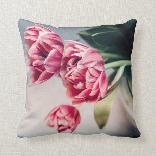Tulips in a Vase Cushion