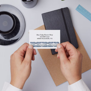 Tulips in Delft Blue  Business Card
