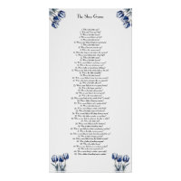 Tulips in Delft Blue customisable