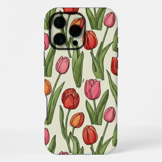 Tulips iPhone case (Back)