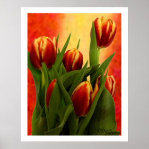 Tulips - jGibney 2010 The MUSEUM Zazzle Gifts Poster