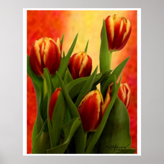 Tulips - jGibney 2010 Tulips Signed Poster (Front)