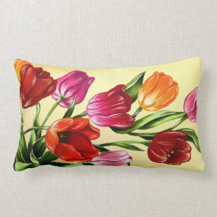 Tulips Lumbar Cushion