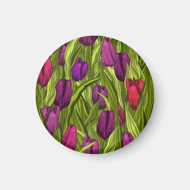 Tulips Magnet (Front)