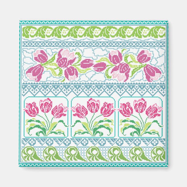 Tulips Magnet (Front)