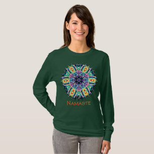 Tulips Namaste Kaleidoscope T-Shirt