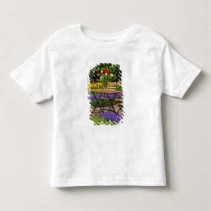 Tulips of table in garden, Keukenhof Gardens, Toddler T-Shirt
